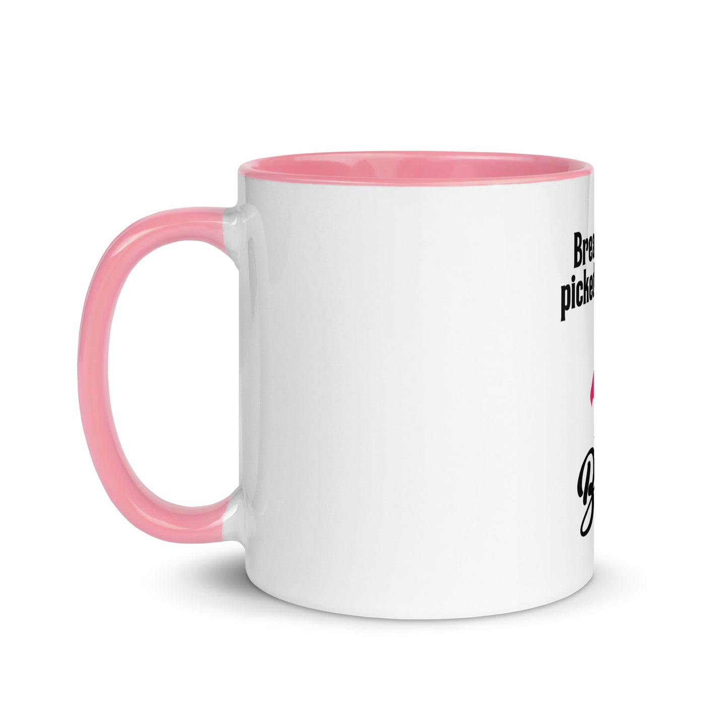 Breast cancer picked Mug with Color Inside