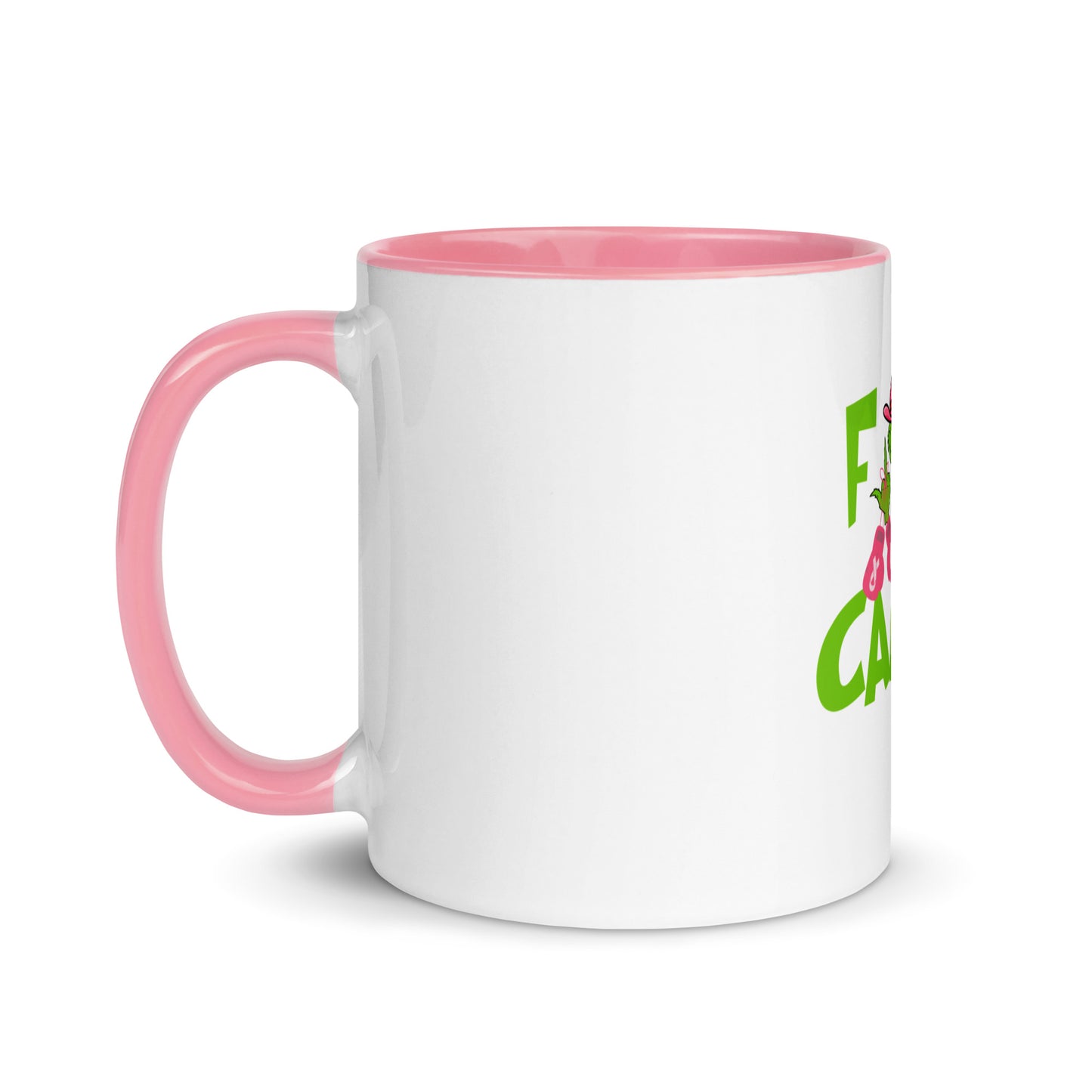 F*ck cancer grinch Mug with Color Inside