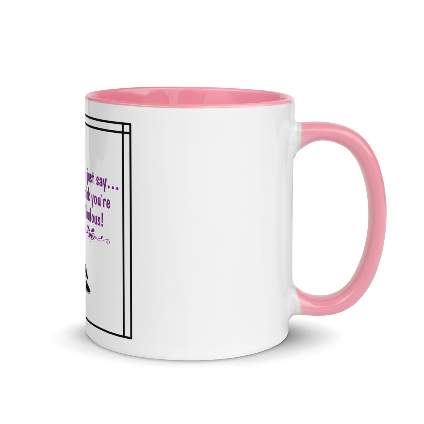 Llama just say Mug with Color Inside