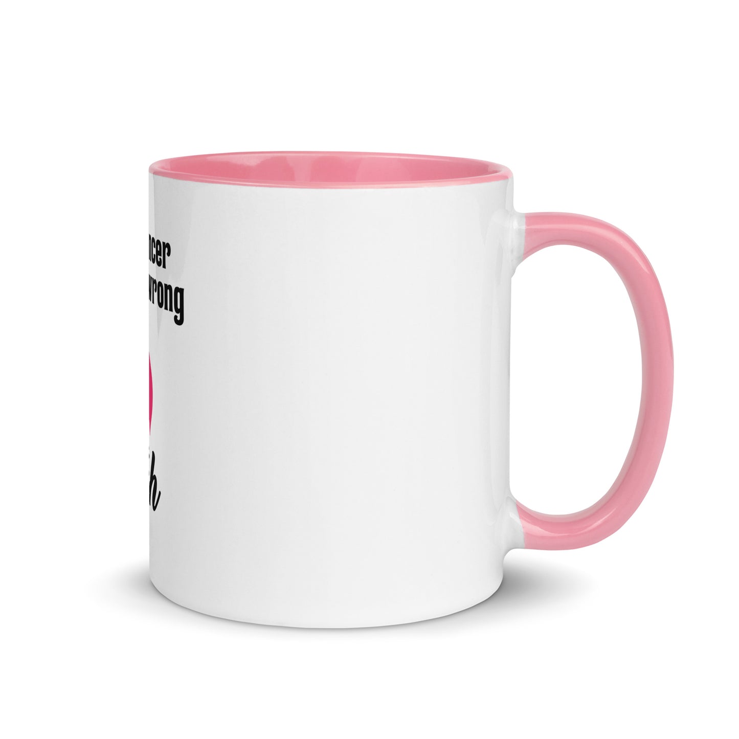 Breast cancer picked Mug with Color Inside