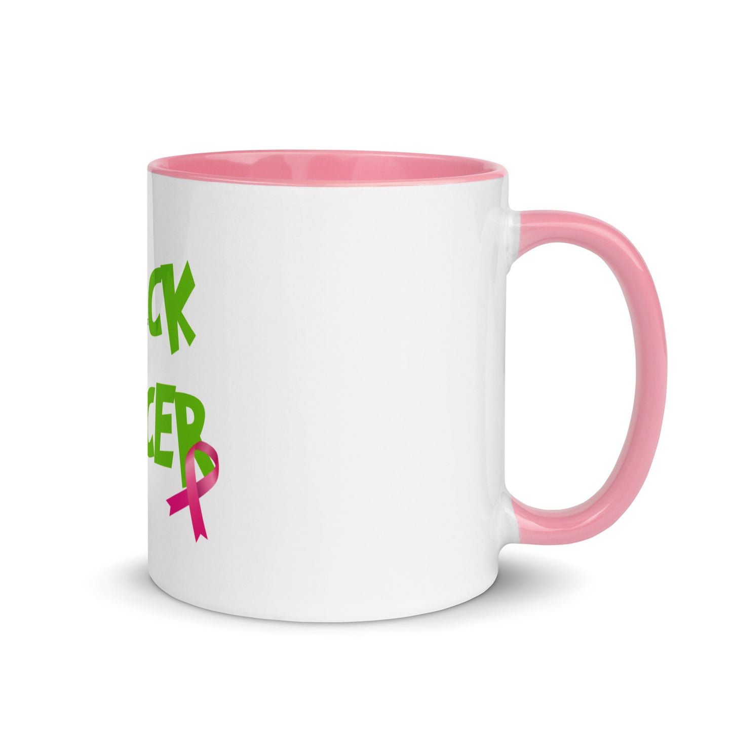 F*ck cancer grinch Mug with Color Inside