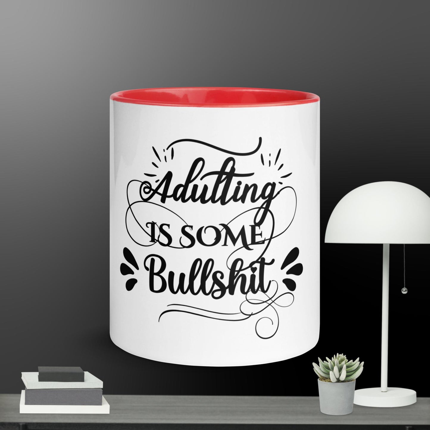 Adulting Mug with Color Inside