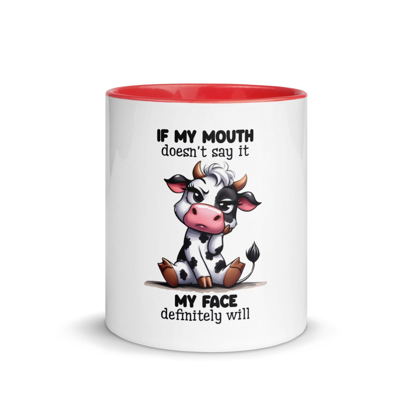 If my mouth Mug with Color Inside
