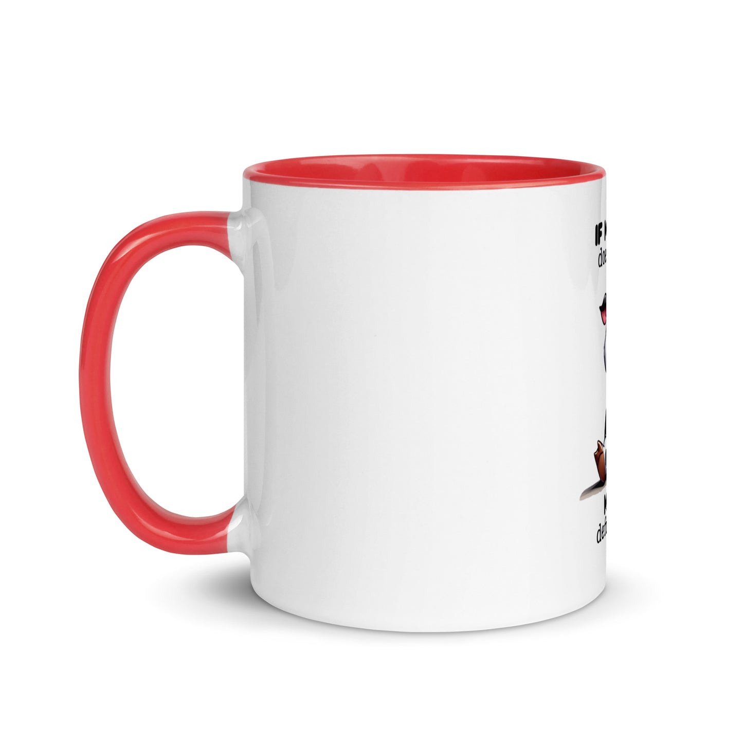 If my mouth Mug with Color Inside