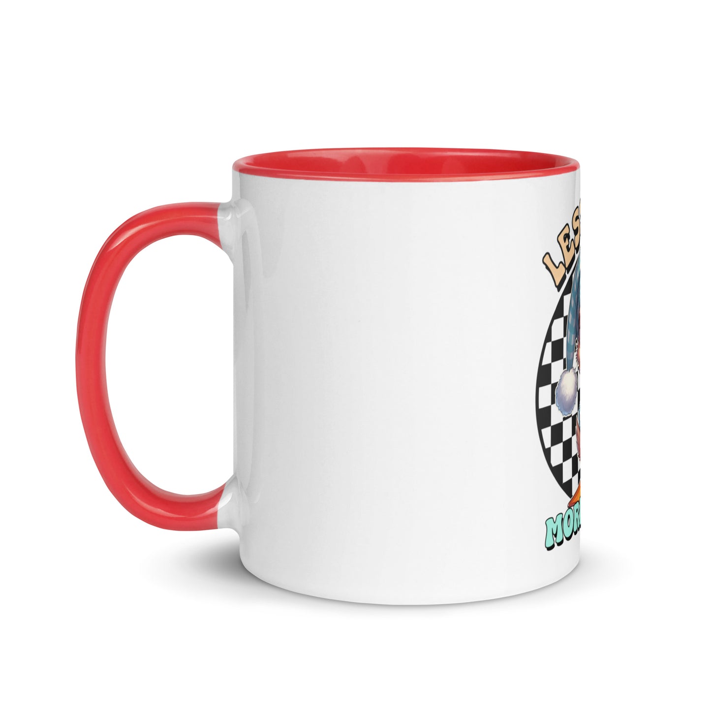 Less talk duck Mug with Color Inside