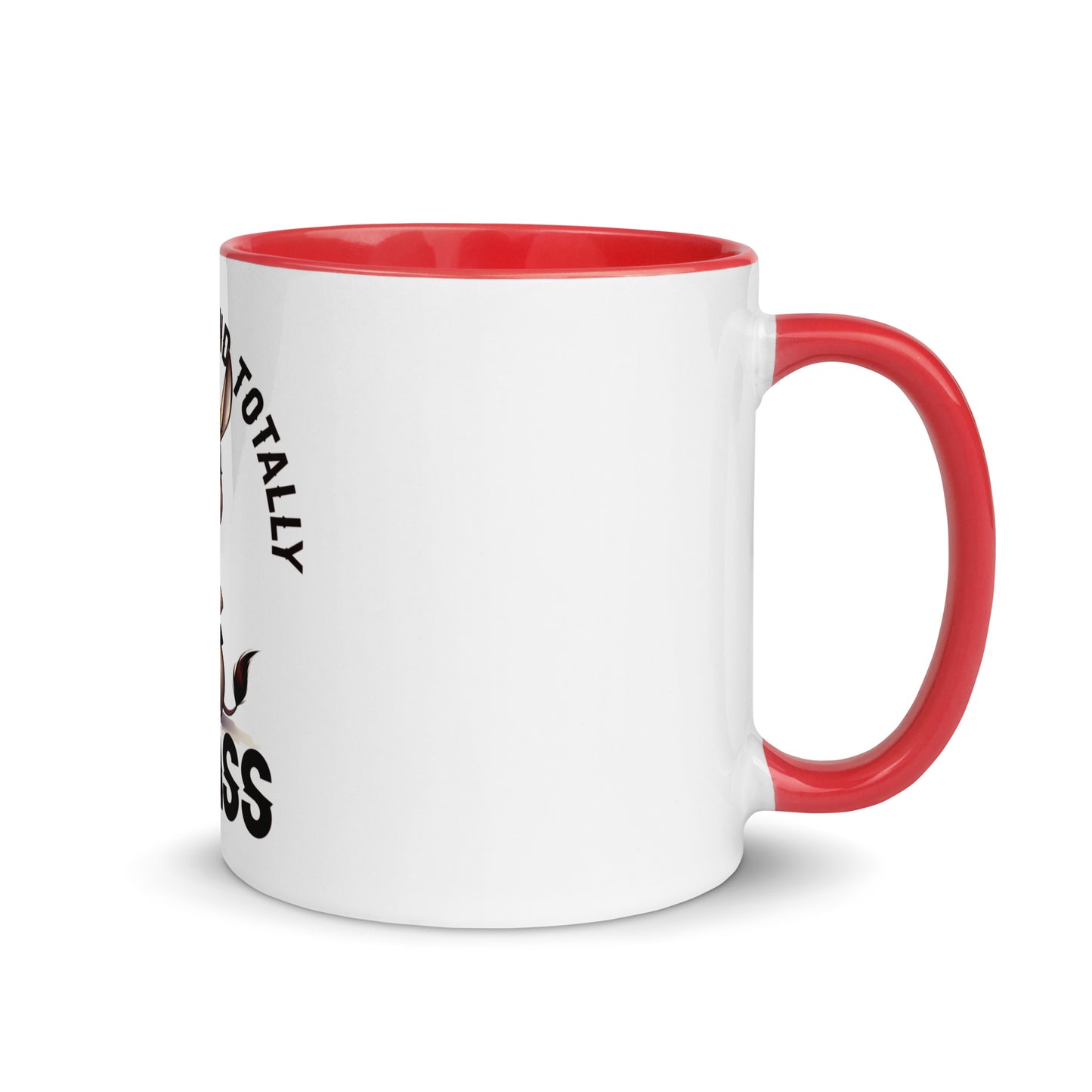 Sass class and total badass Mug with Color Inside