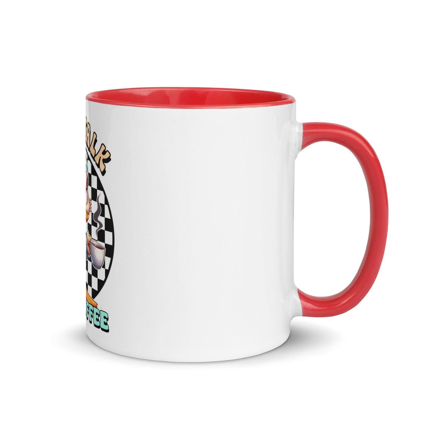 Less talk duck Mug with Color Inside