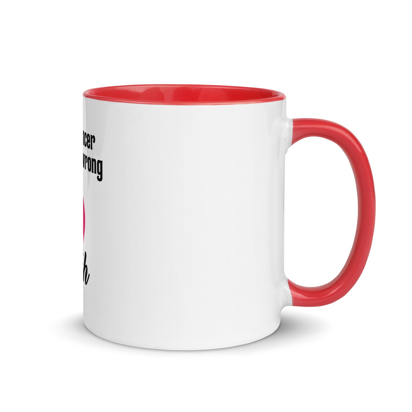 Breast cancer picked Mug with Color Inside
