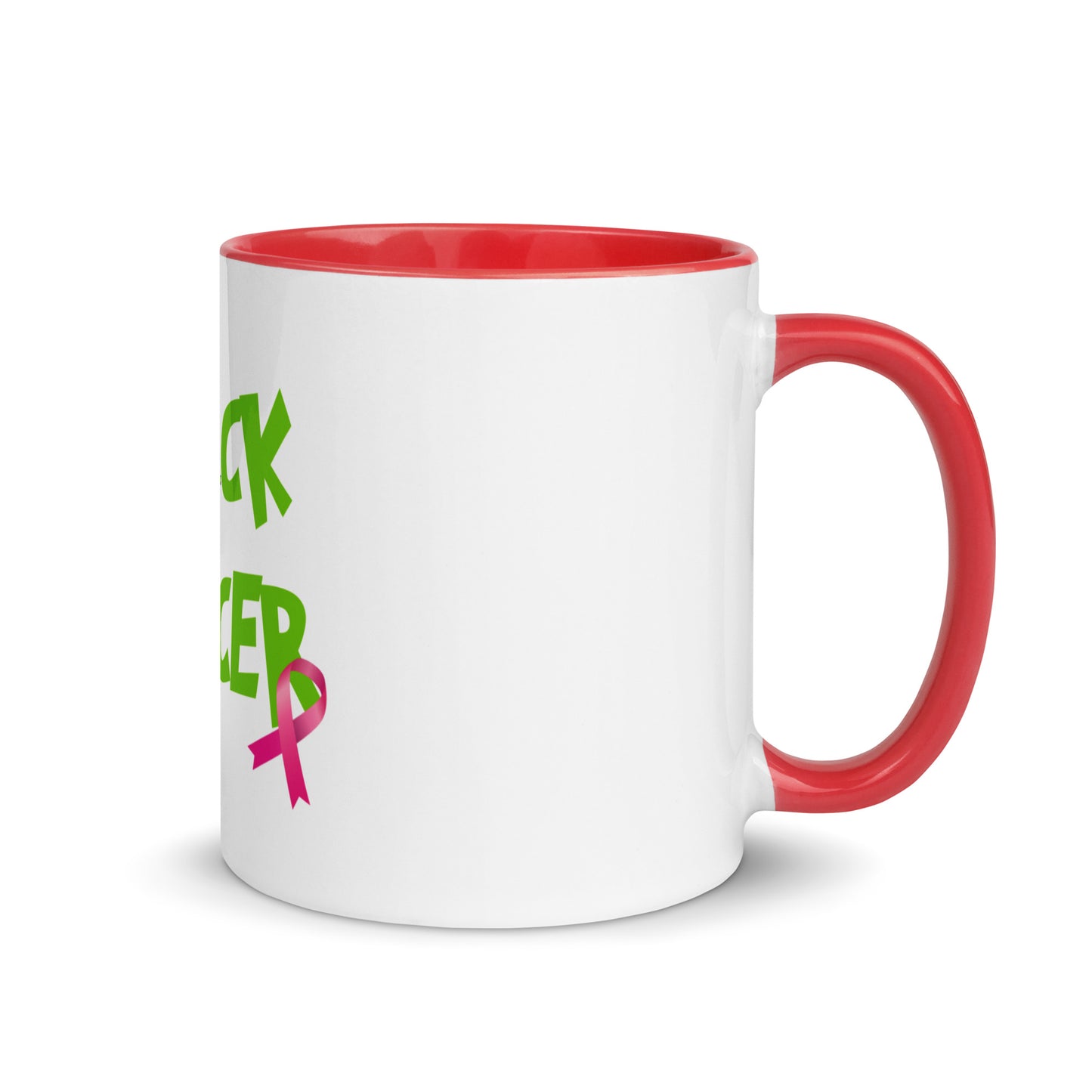 F*ck cancer grinch Mug with Color Inside