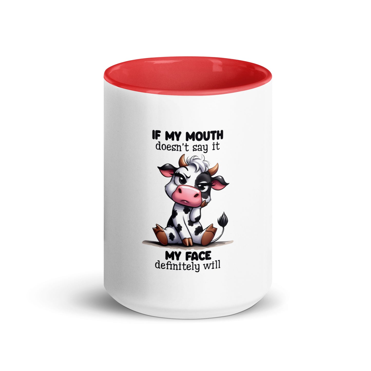 If my mouth Mug with Color Inside