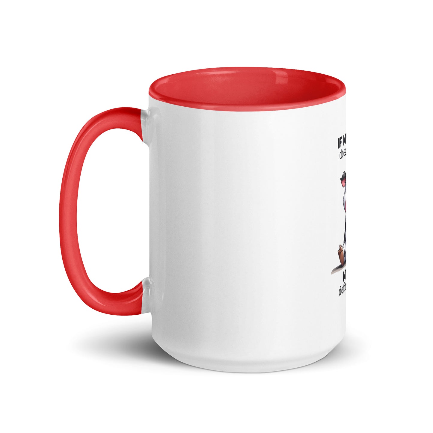 If my mouth Mug with Color Inside