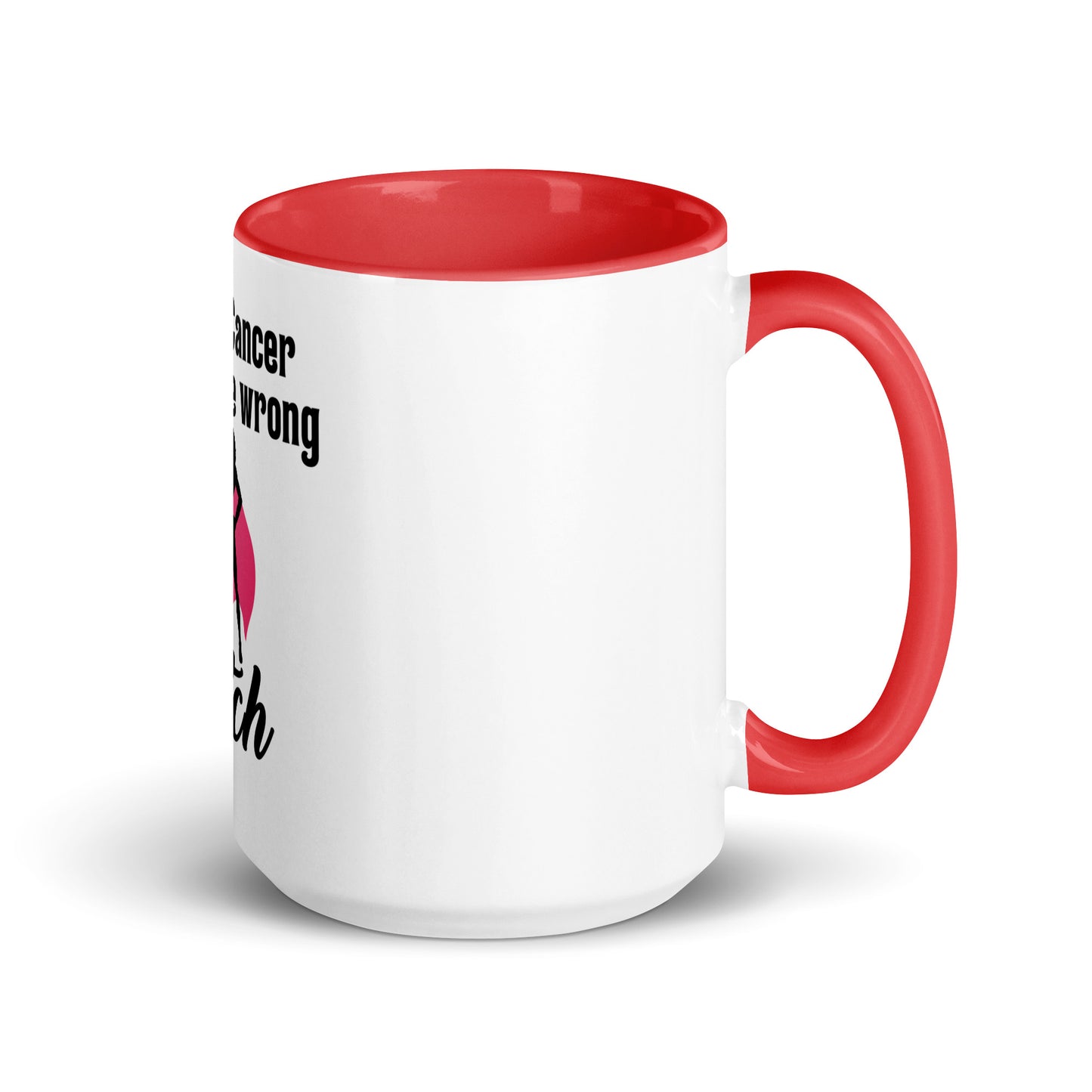 Breast cancer picked Mug with Color Inside