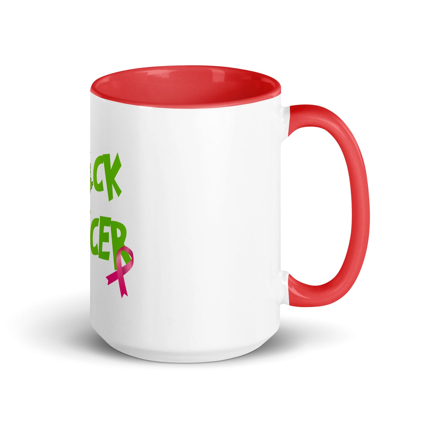 F*ck cancer grinch Mug with Color Inside