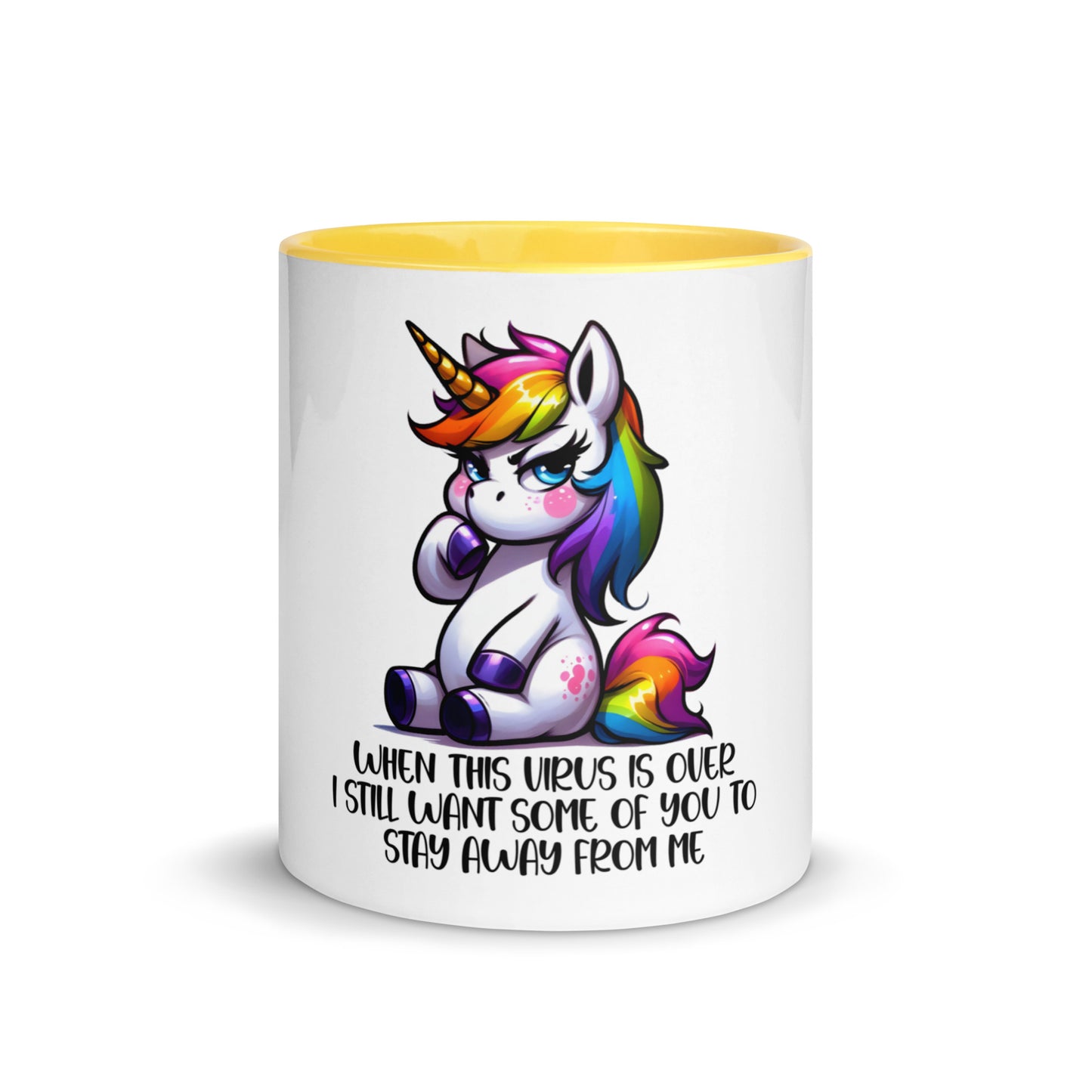 When this virus is over Mug with Color Inside