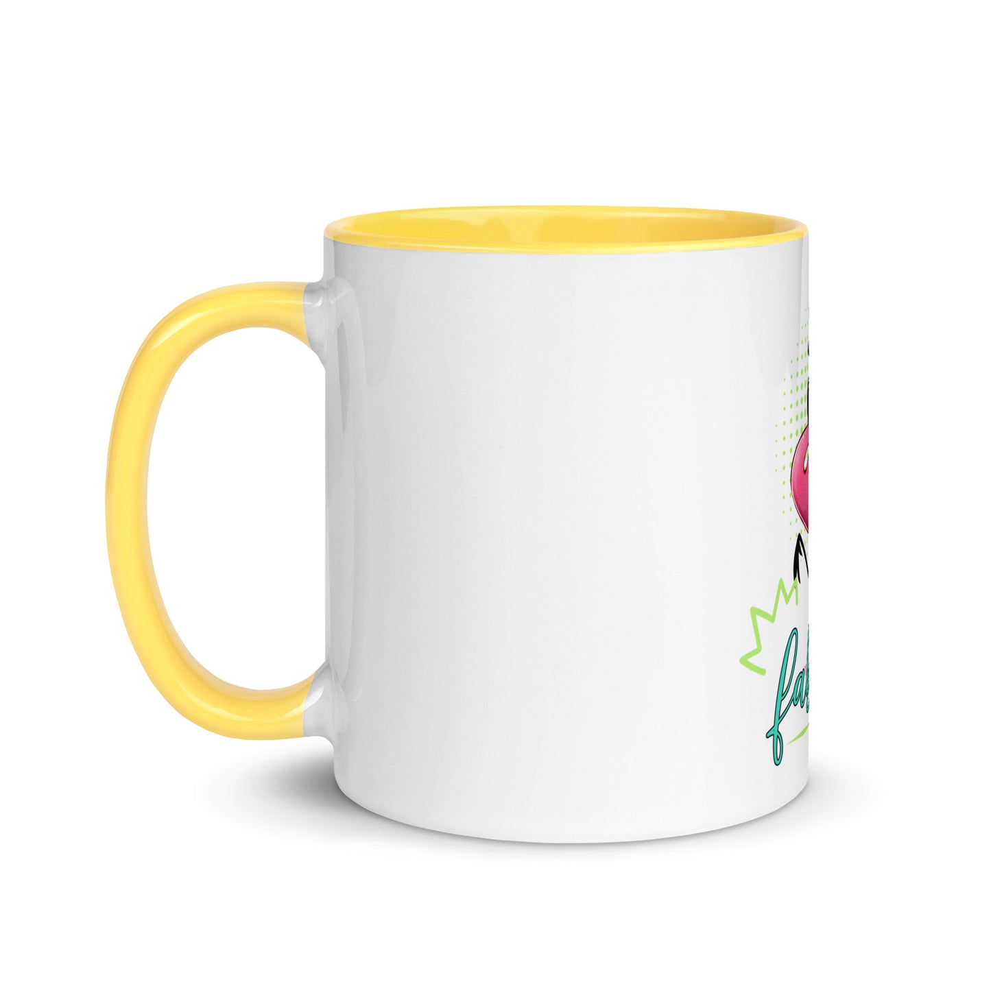 Flocking fabulous Mug with Color Inside