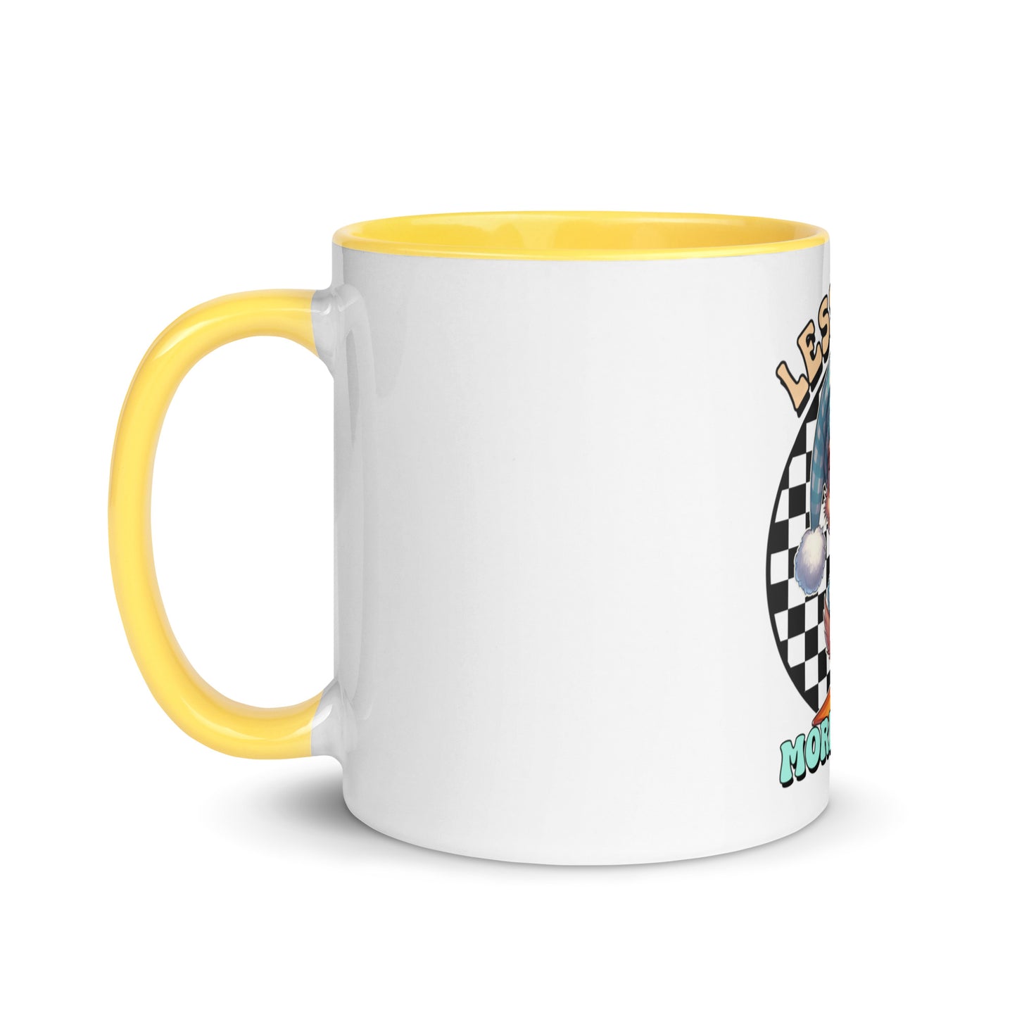Less talk duck Mug with Color Inside