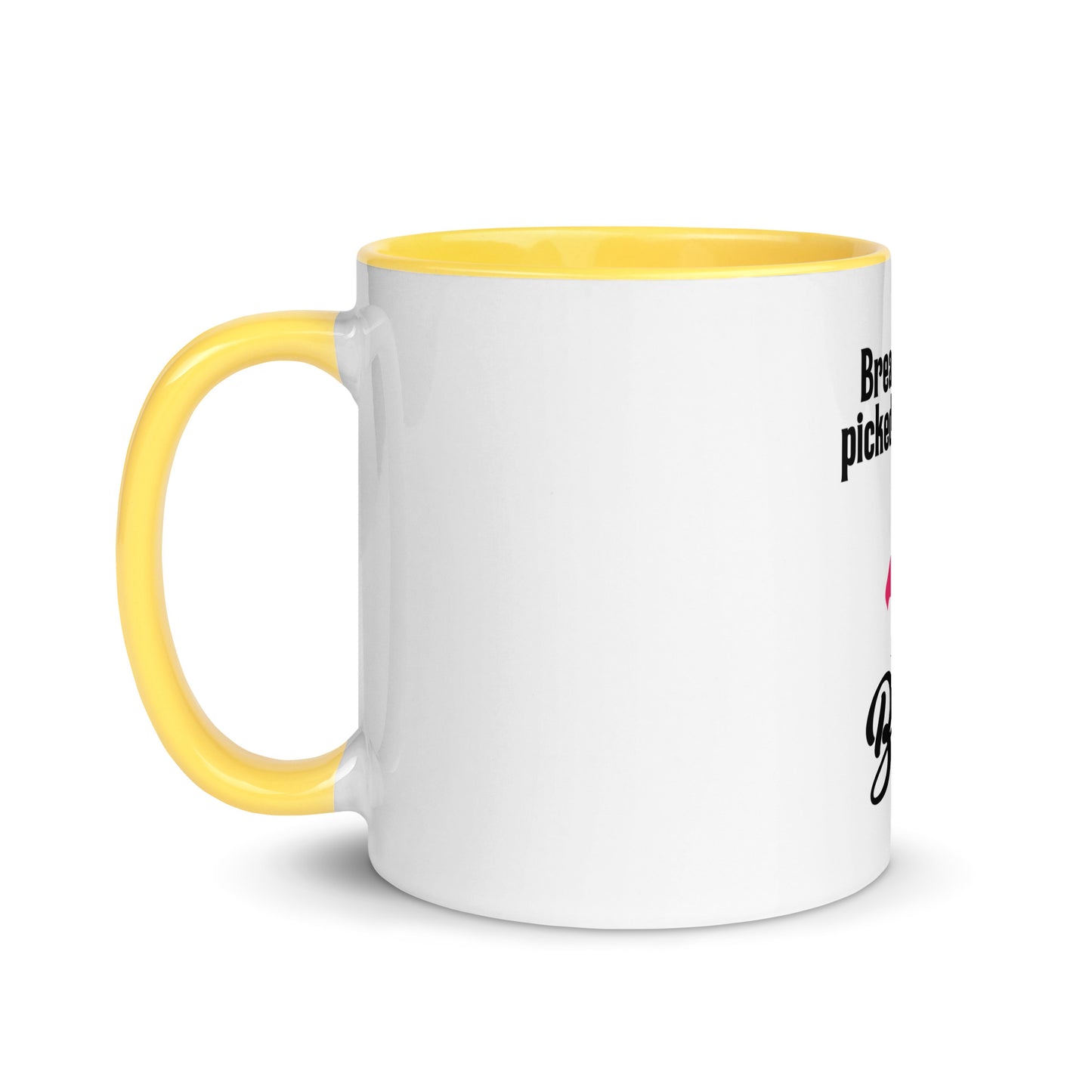 Breast cancer picked Mug with Color Inside