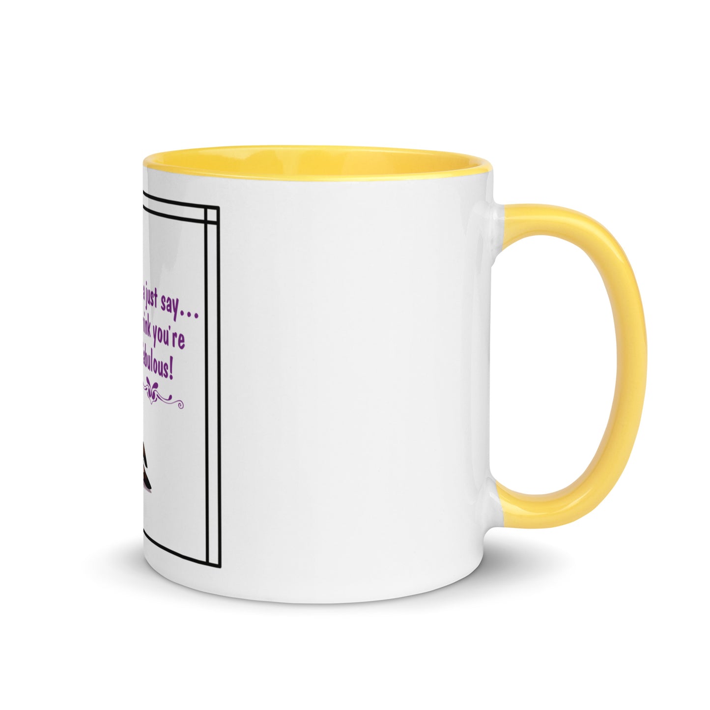 Llama just say Mug with Color Inside