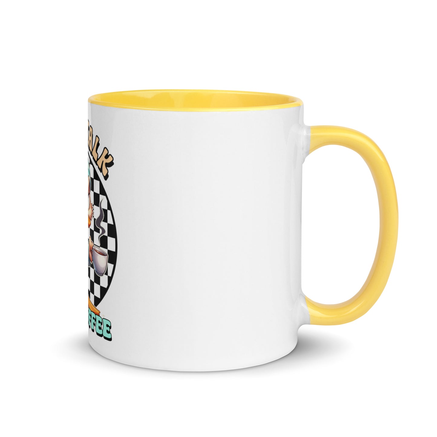 Less talk duck Mug with Color Inside