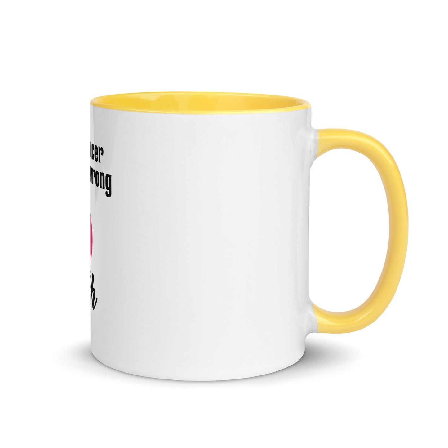 Breast cancer picked Mug with Color Inside