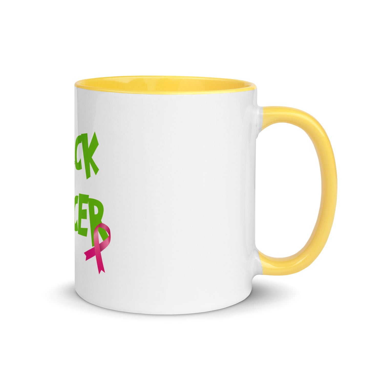 F*ck cancer grinch Mug with Color Inside