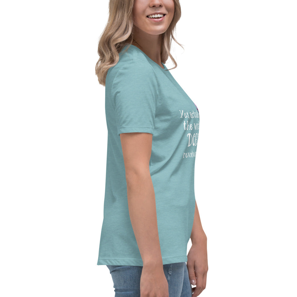 Yes the world Women's Relaxed T-Shirt