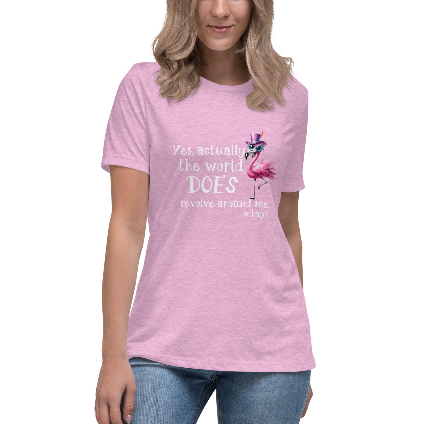 Yes the world Women's Relaxed T-Shirt