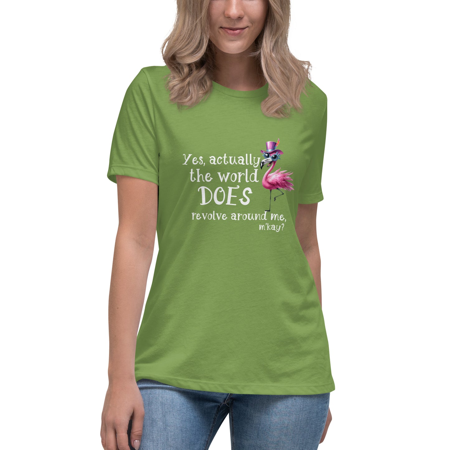 Yes the world Women's Relaxed T-Shirt