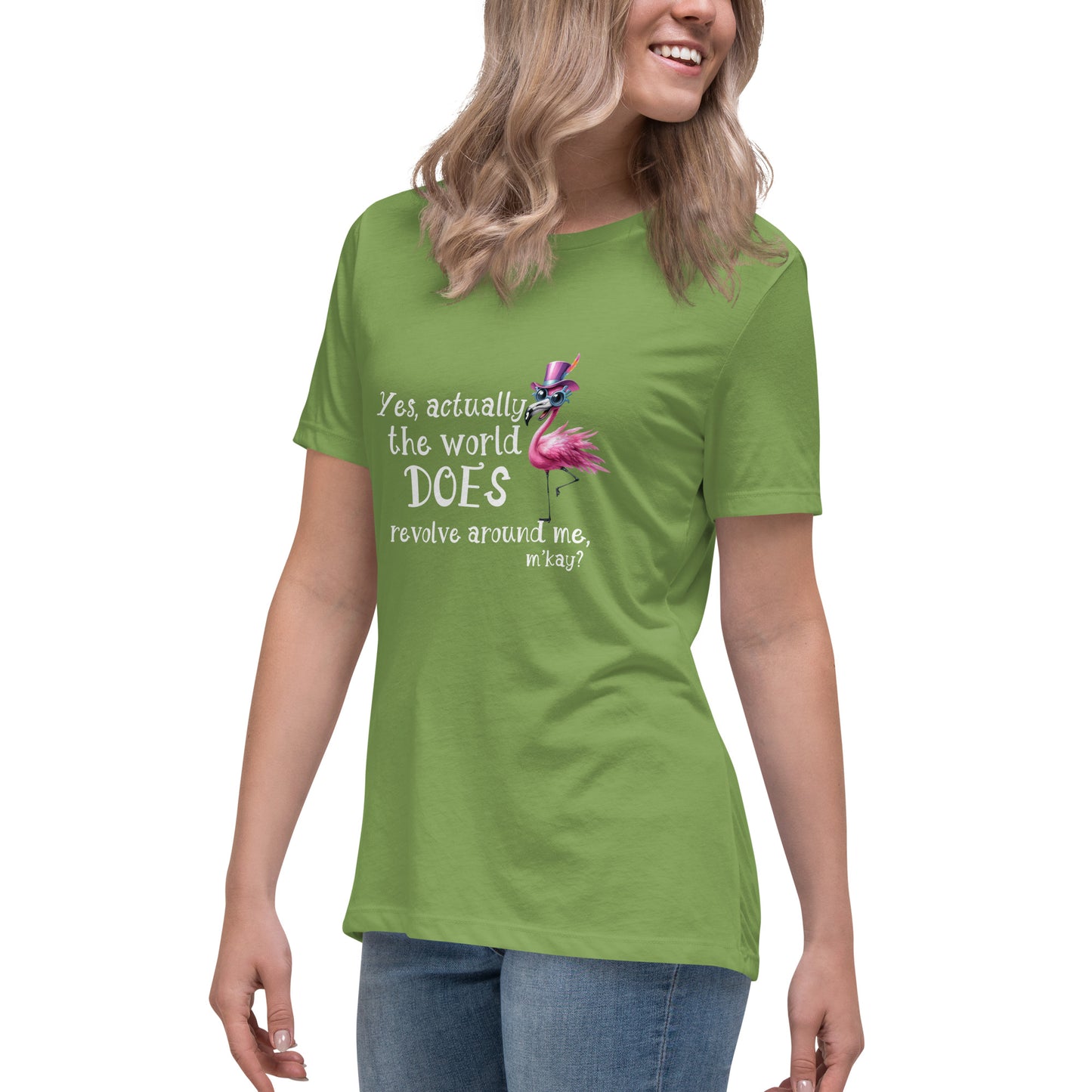 Yes the world Women's Relaxed T-Shirt