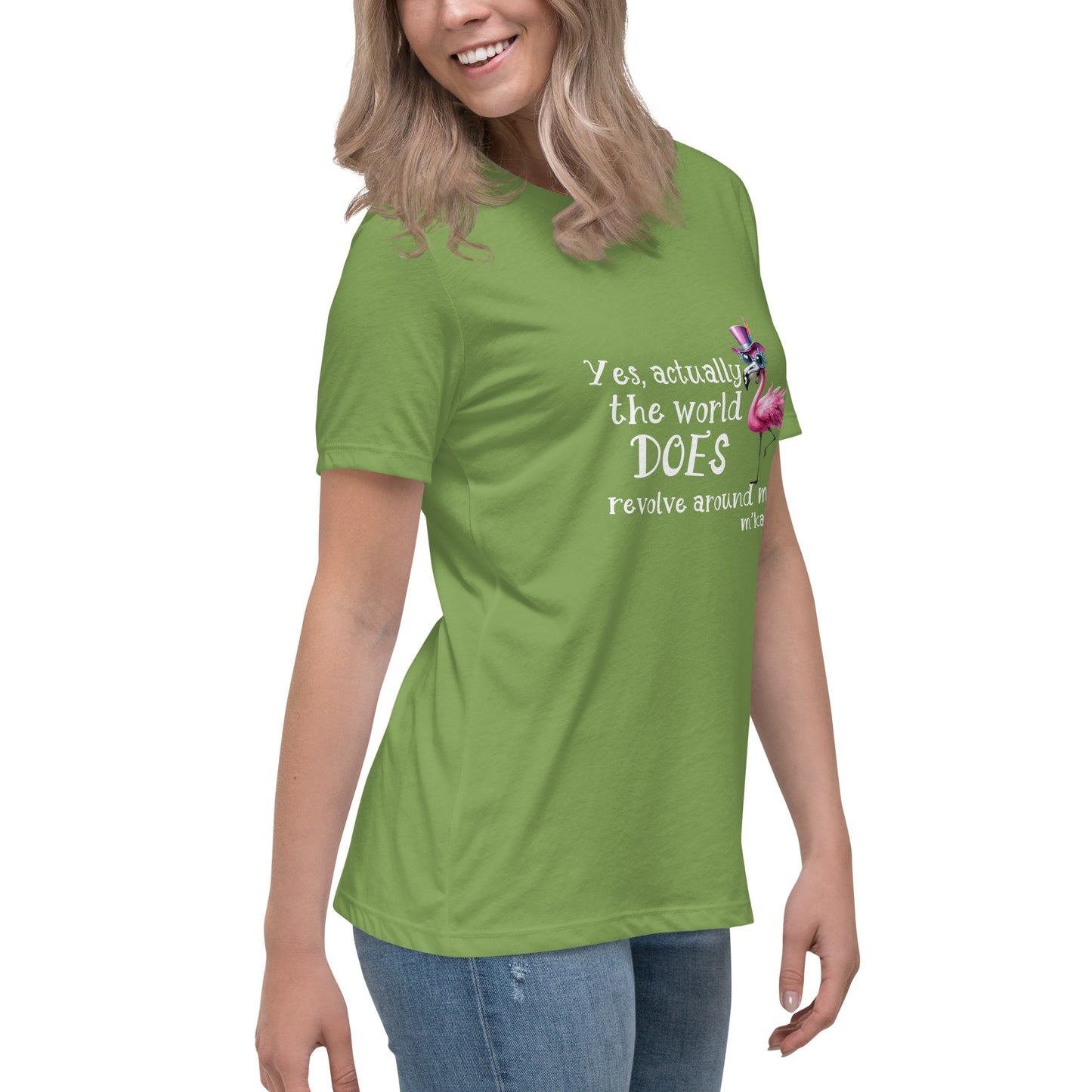 Yes the world Women's Relaxed T-Shirt