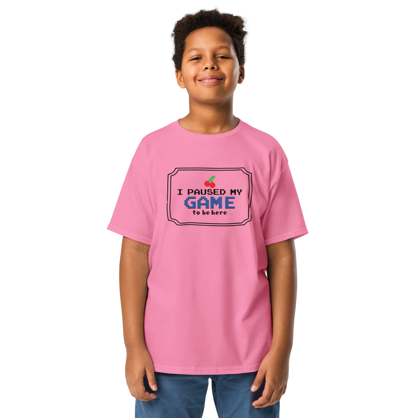 Paused my game Youth classic tee