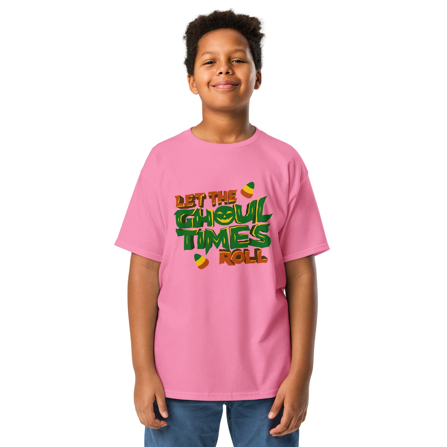 Let the ghoul times roll Youth classic tee