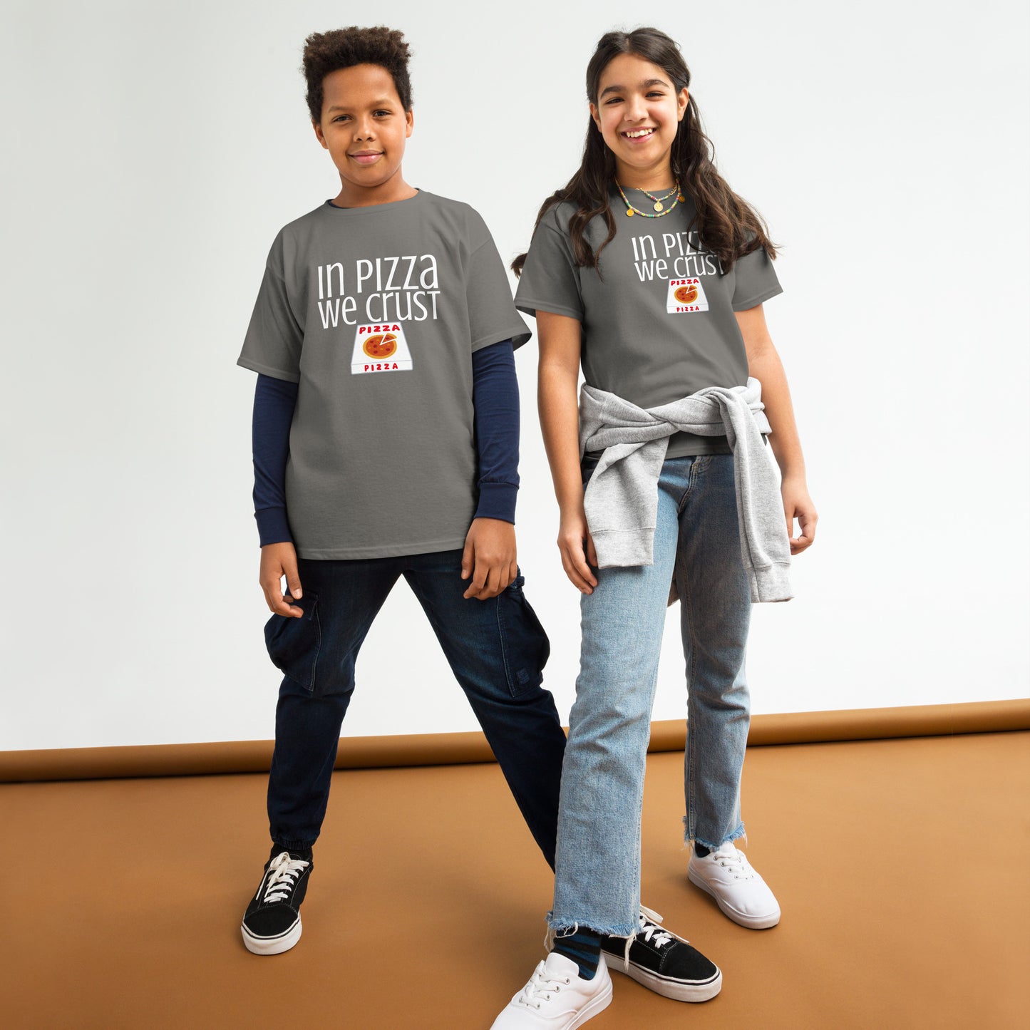 In pizza Youth classic tee
