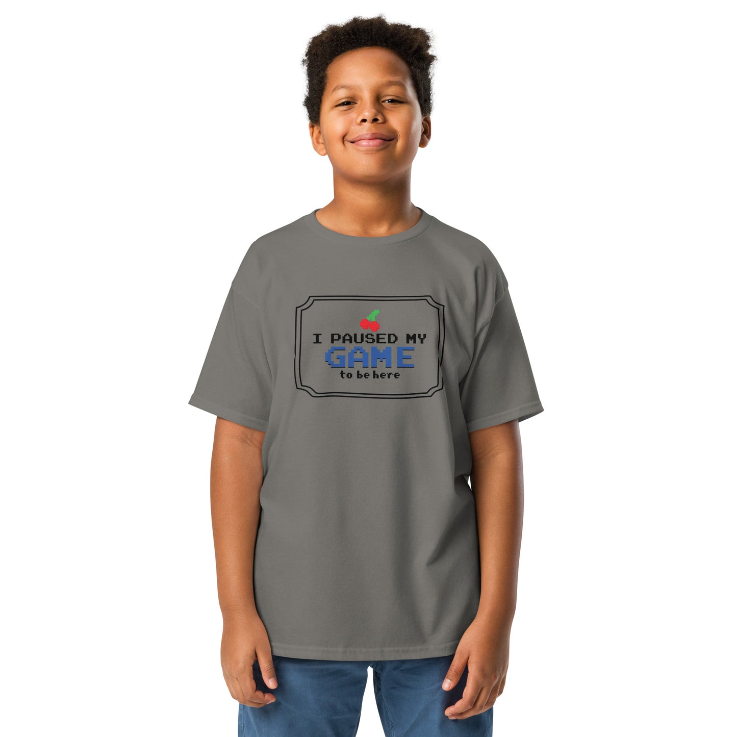 Paused my game Youth classic tee