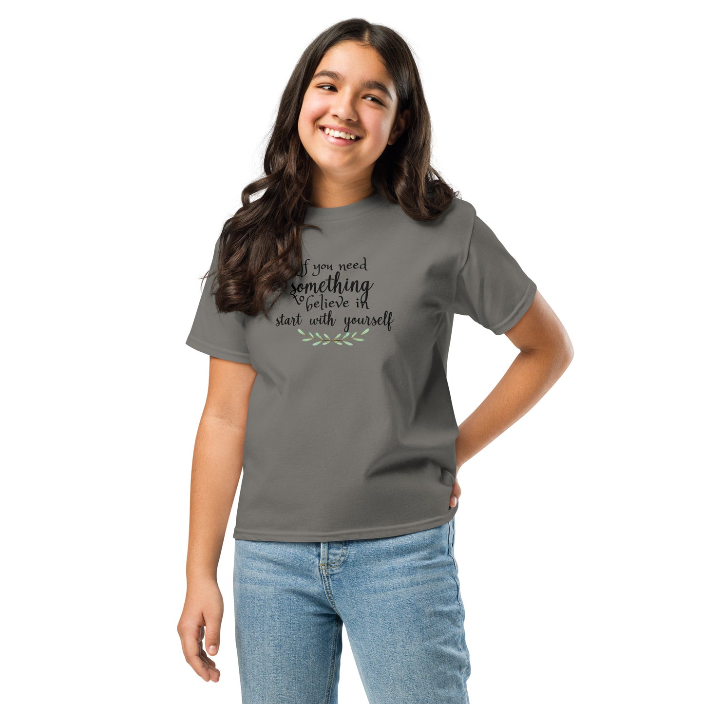 Need something to believe Youth classic tee