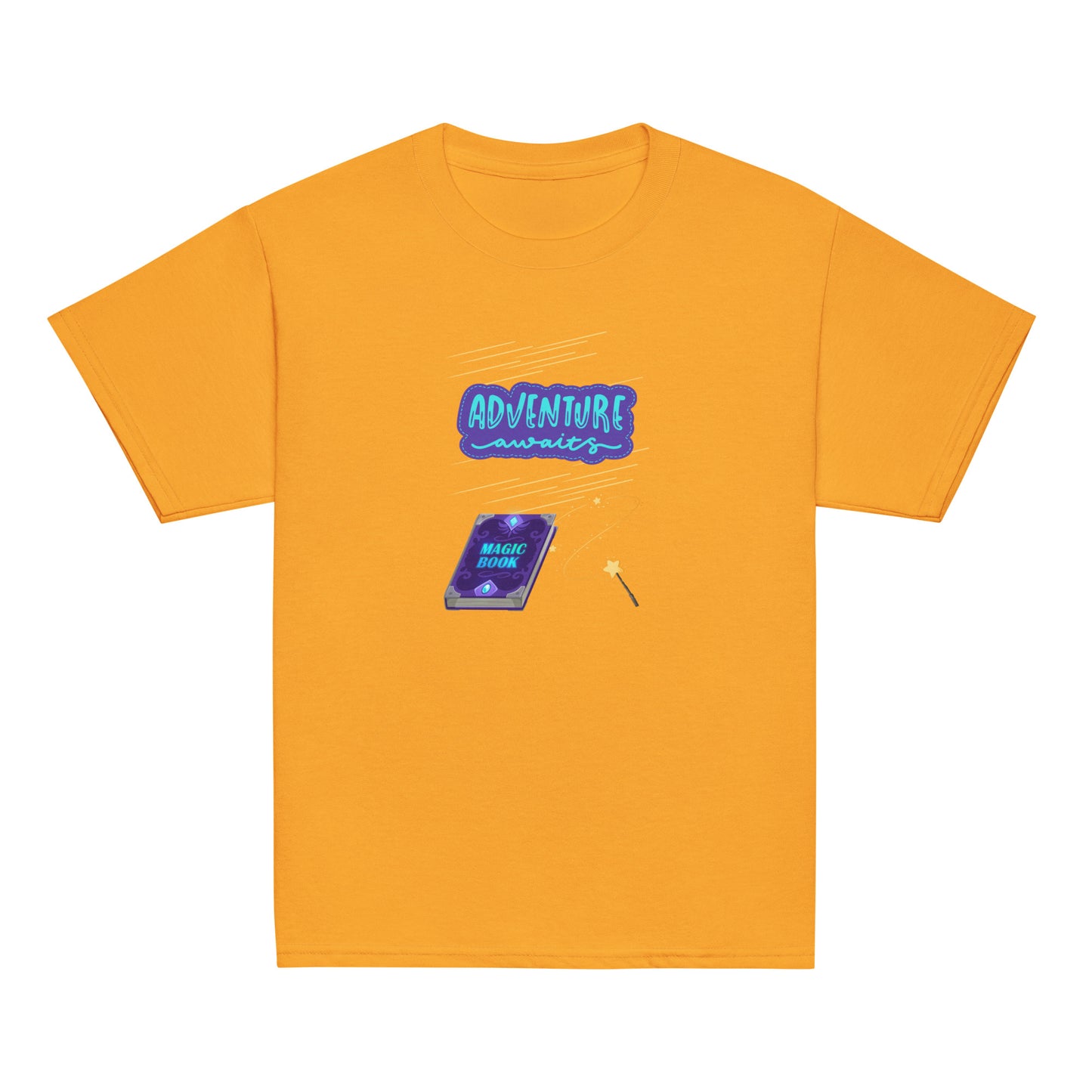 Adventure awaits Youth classic tee