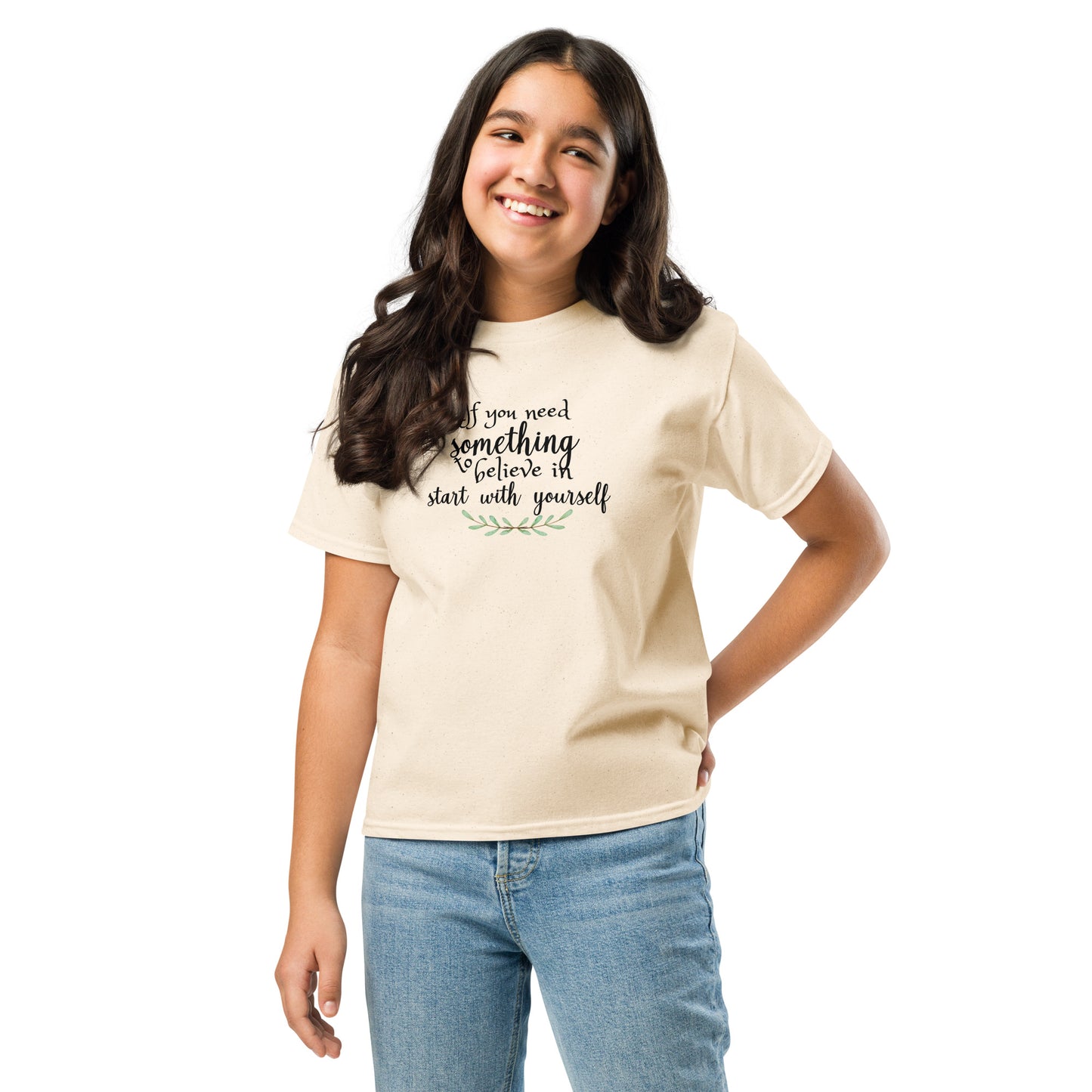 Need something to believe Youth classic tee