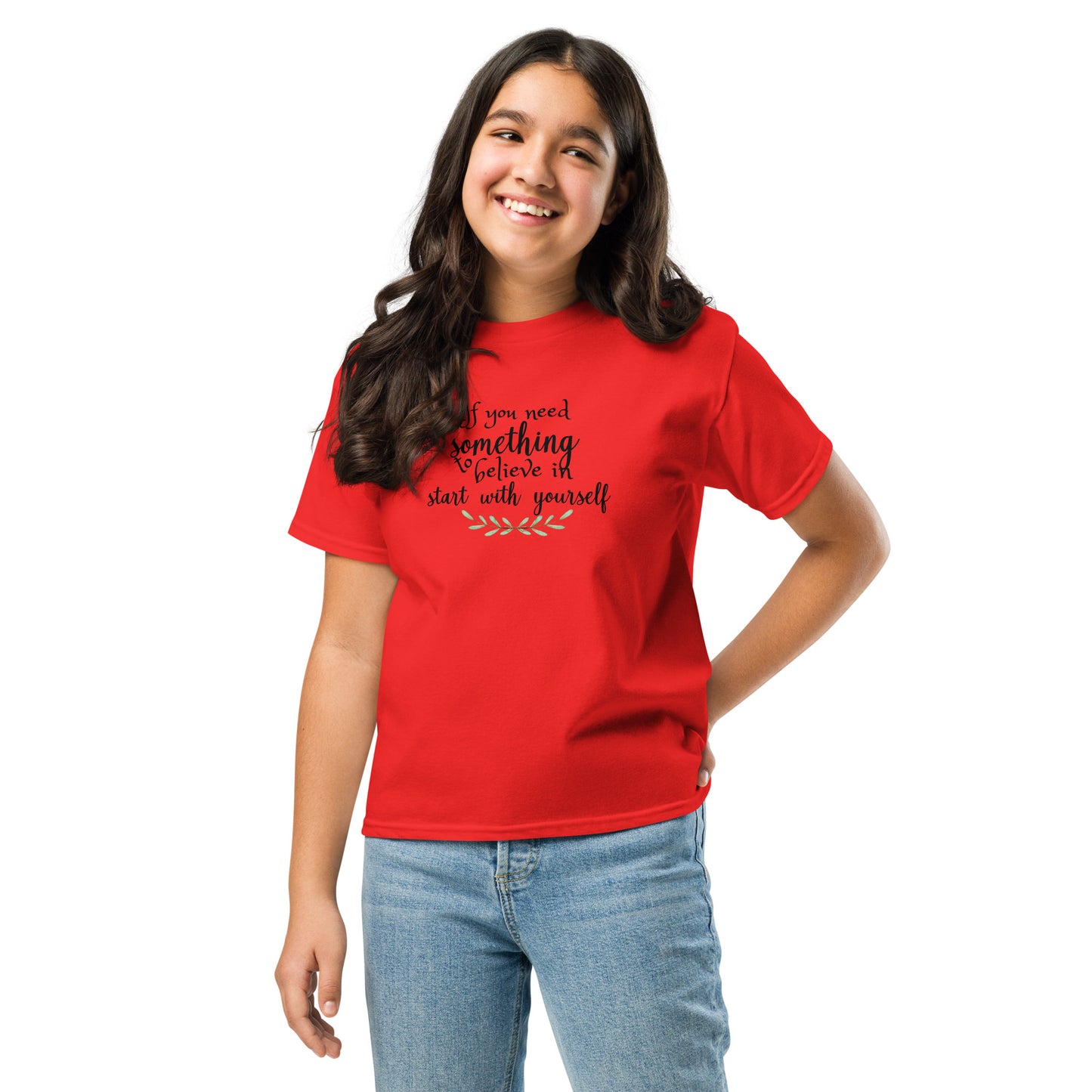 Need something to believe Youth classic tee