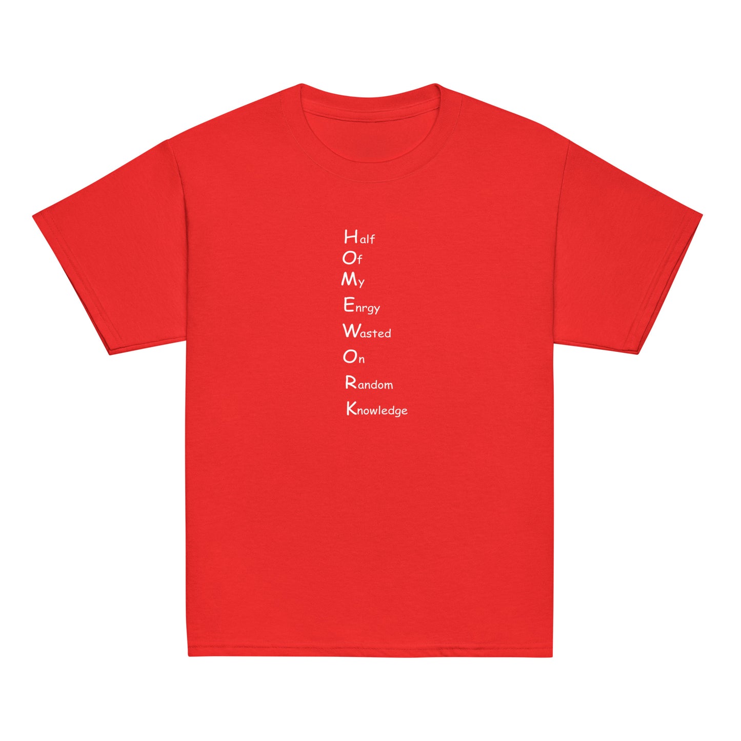 Homework Youth classic tee