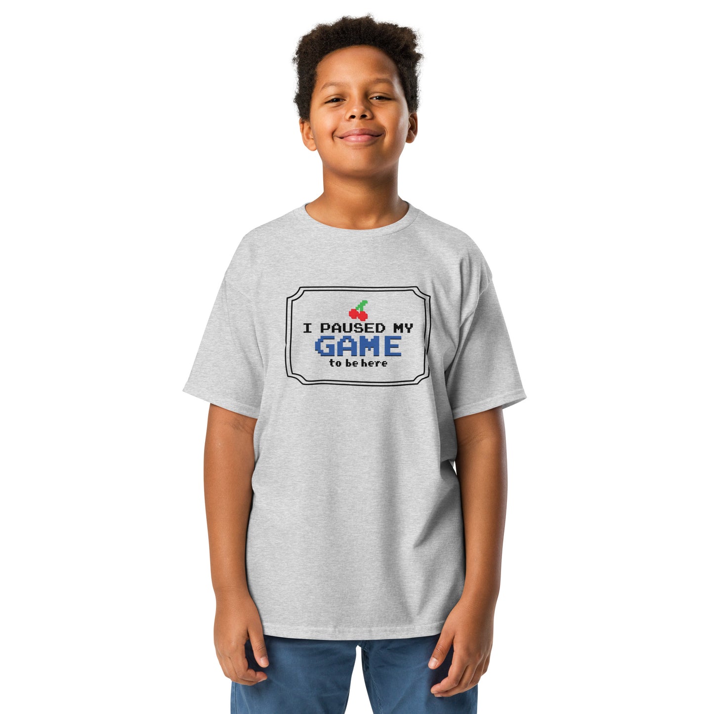 Paused my game Youth classic tee