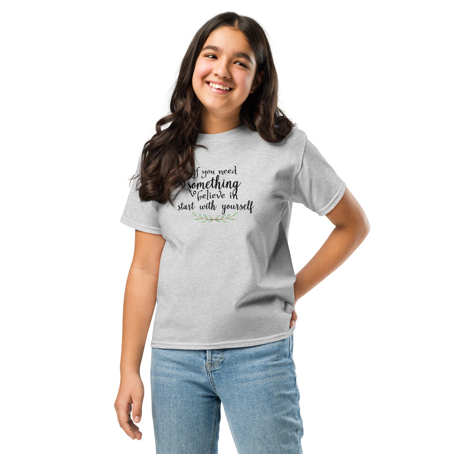 Need something to believe Youth classic tee