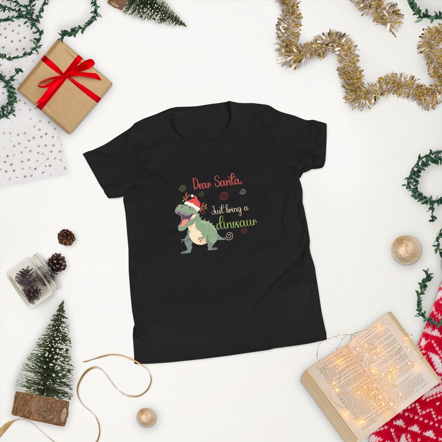 Bring dinosaur youth Youth Short Sleeve T-Shirt