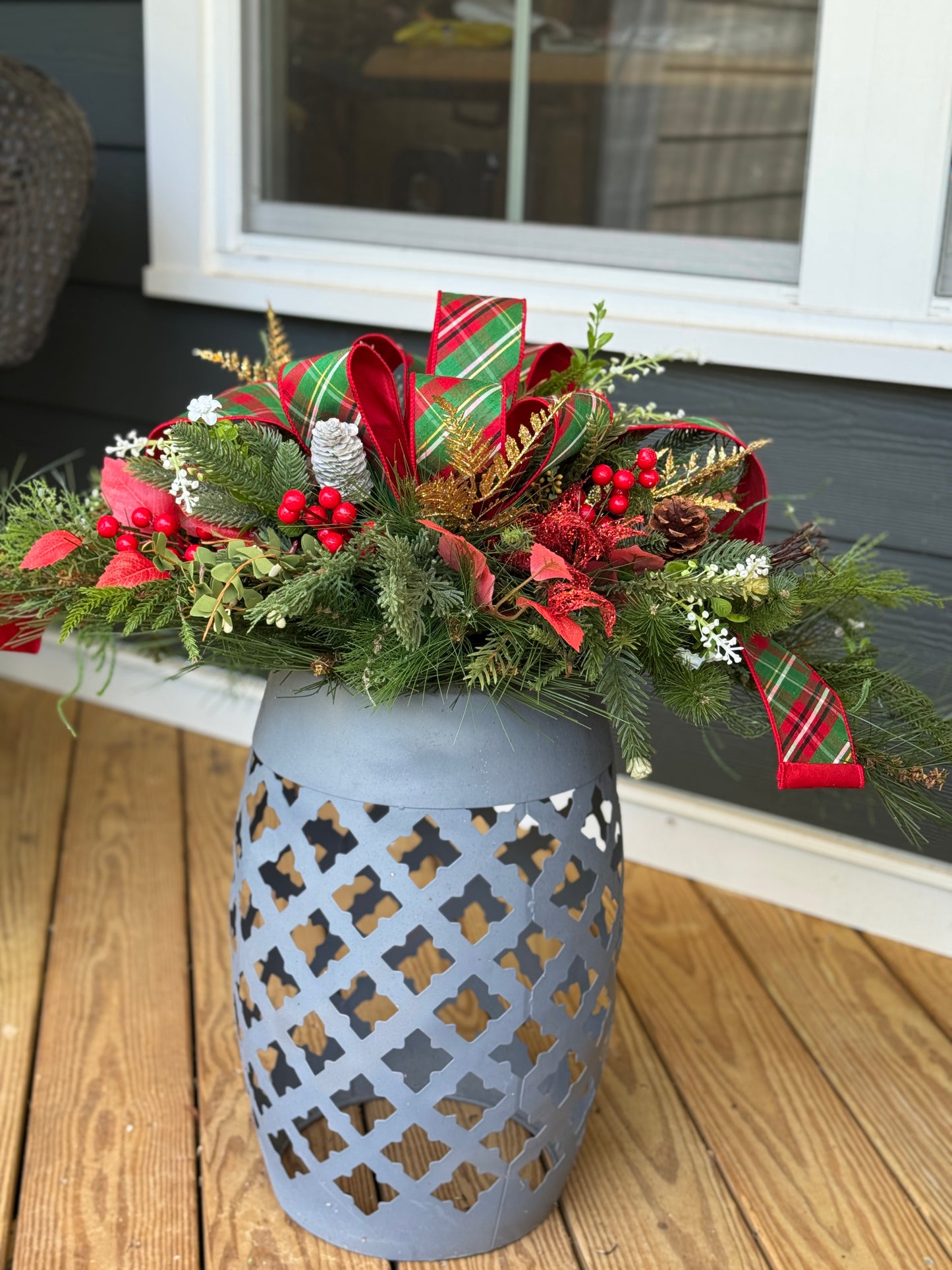 Versatile Red and Green Holiday Decor