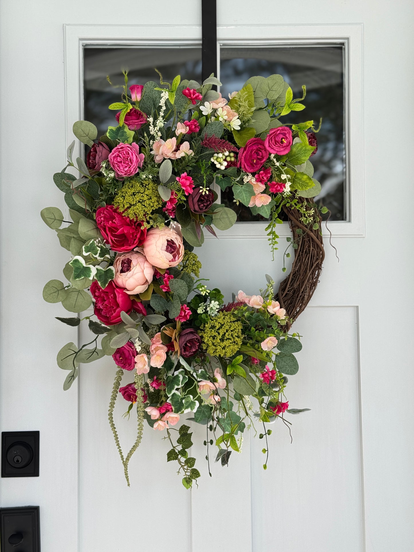 English Cottage Inspired Wreath