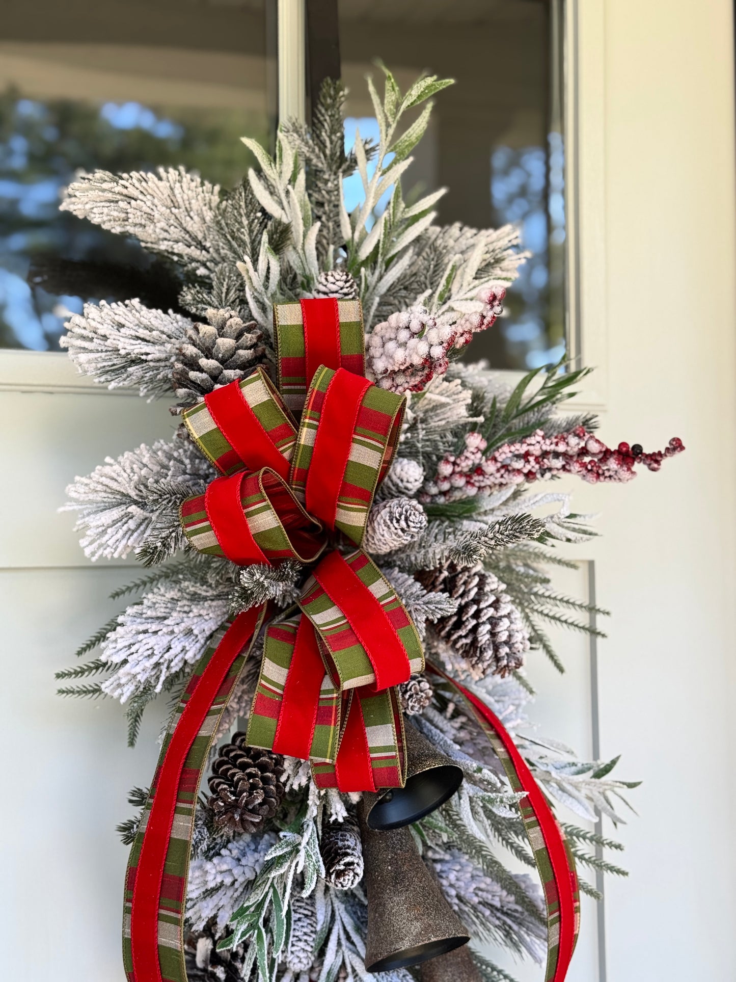 Rustic Belfry Bells Drop Winter/Holiday Wreath
