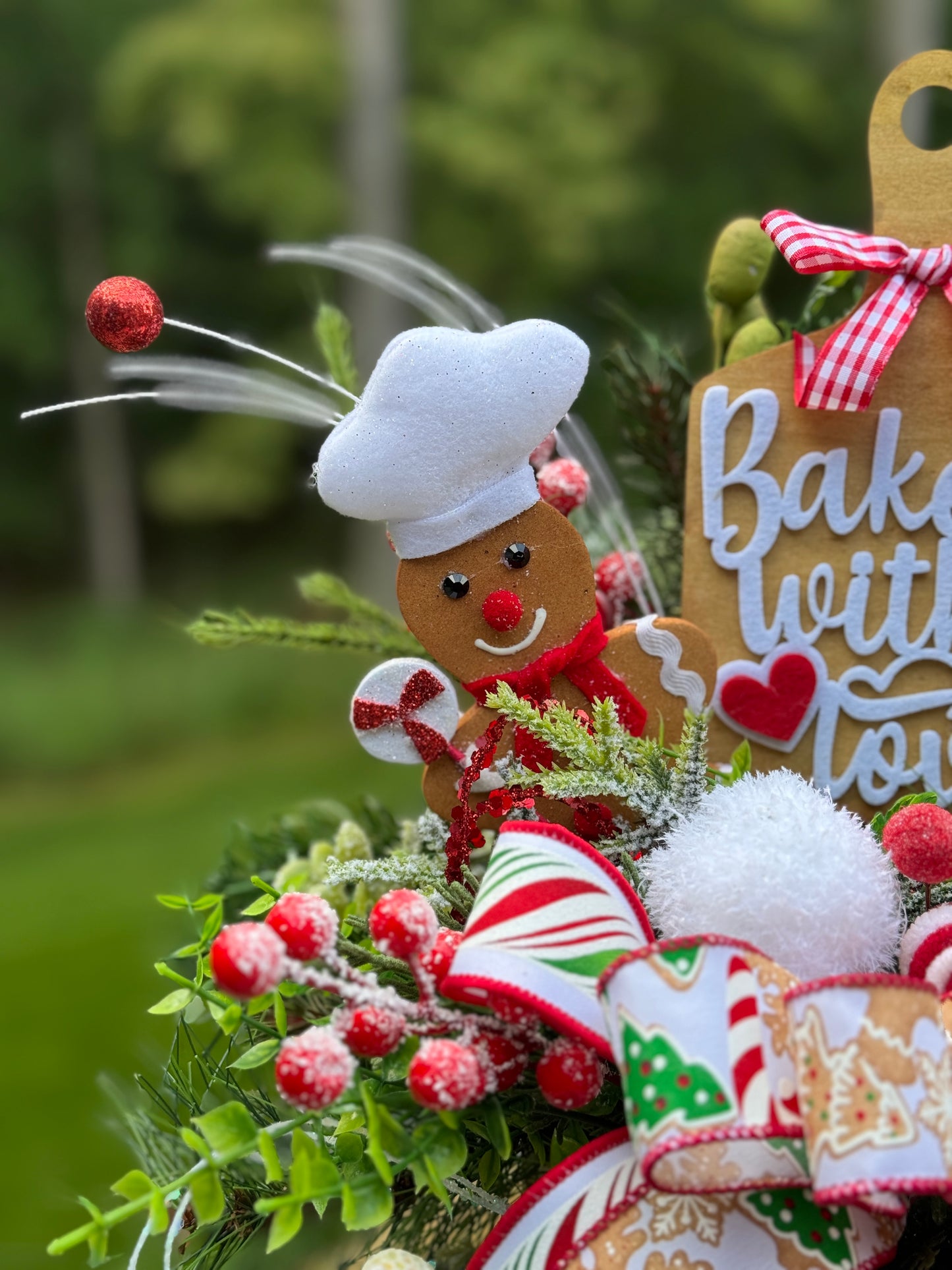 Gingerbread “Baked With Love” Arrangement