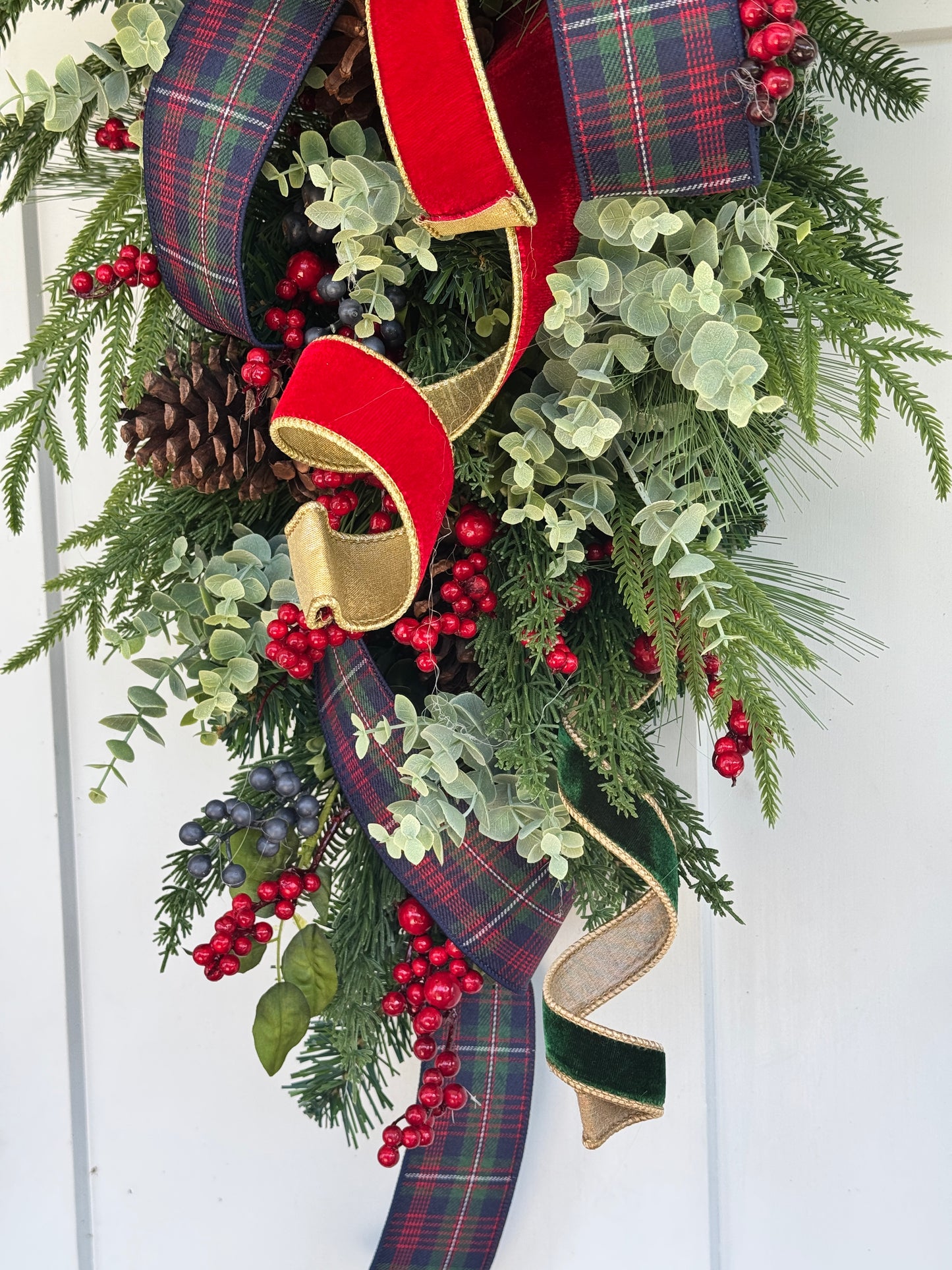 Traditional Tartan Winter/Christmas Wreath