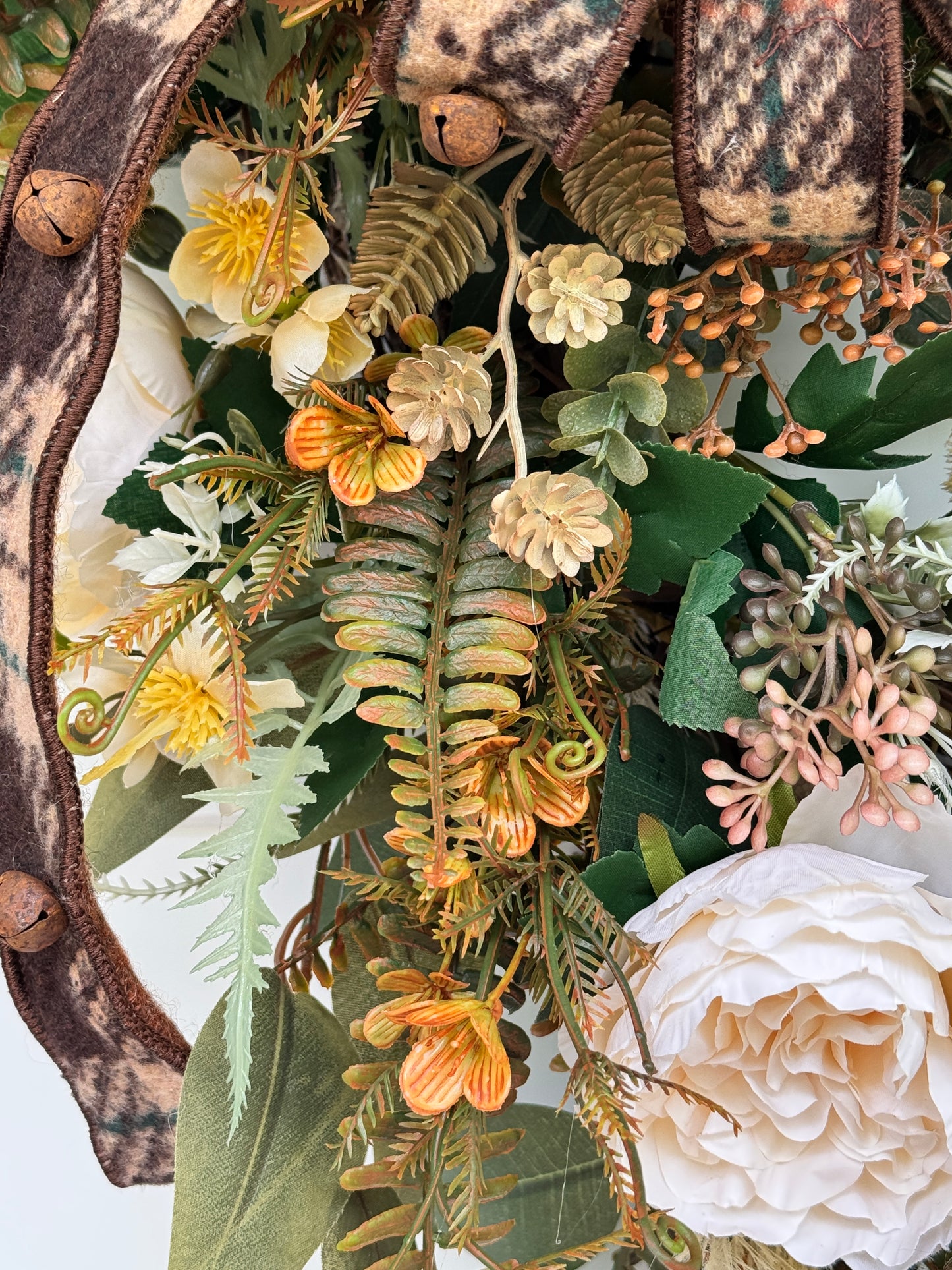 Neutral Fall Grapevine Wreath