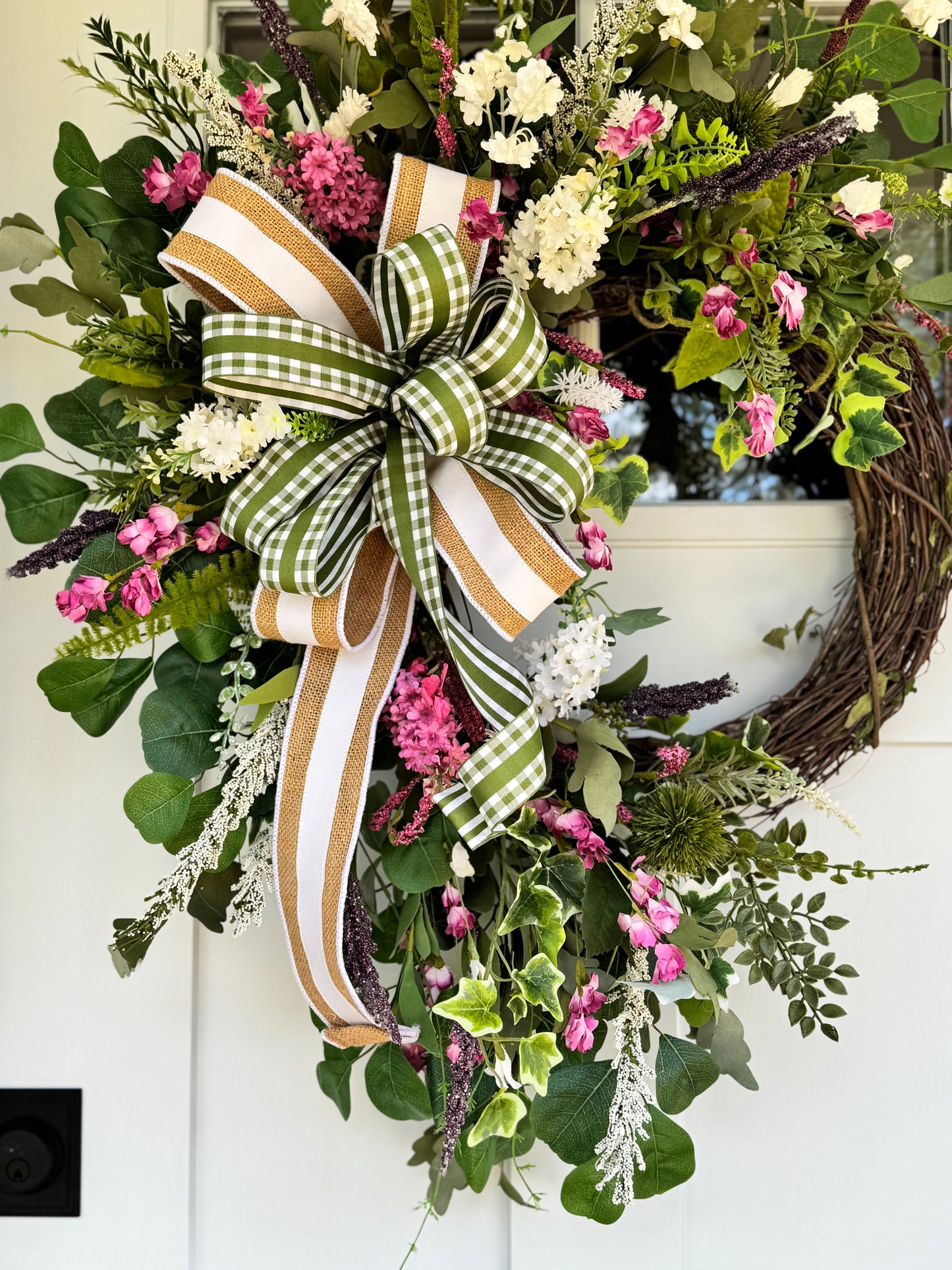 XL Hyacinth Everyday Floral Wreath