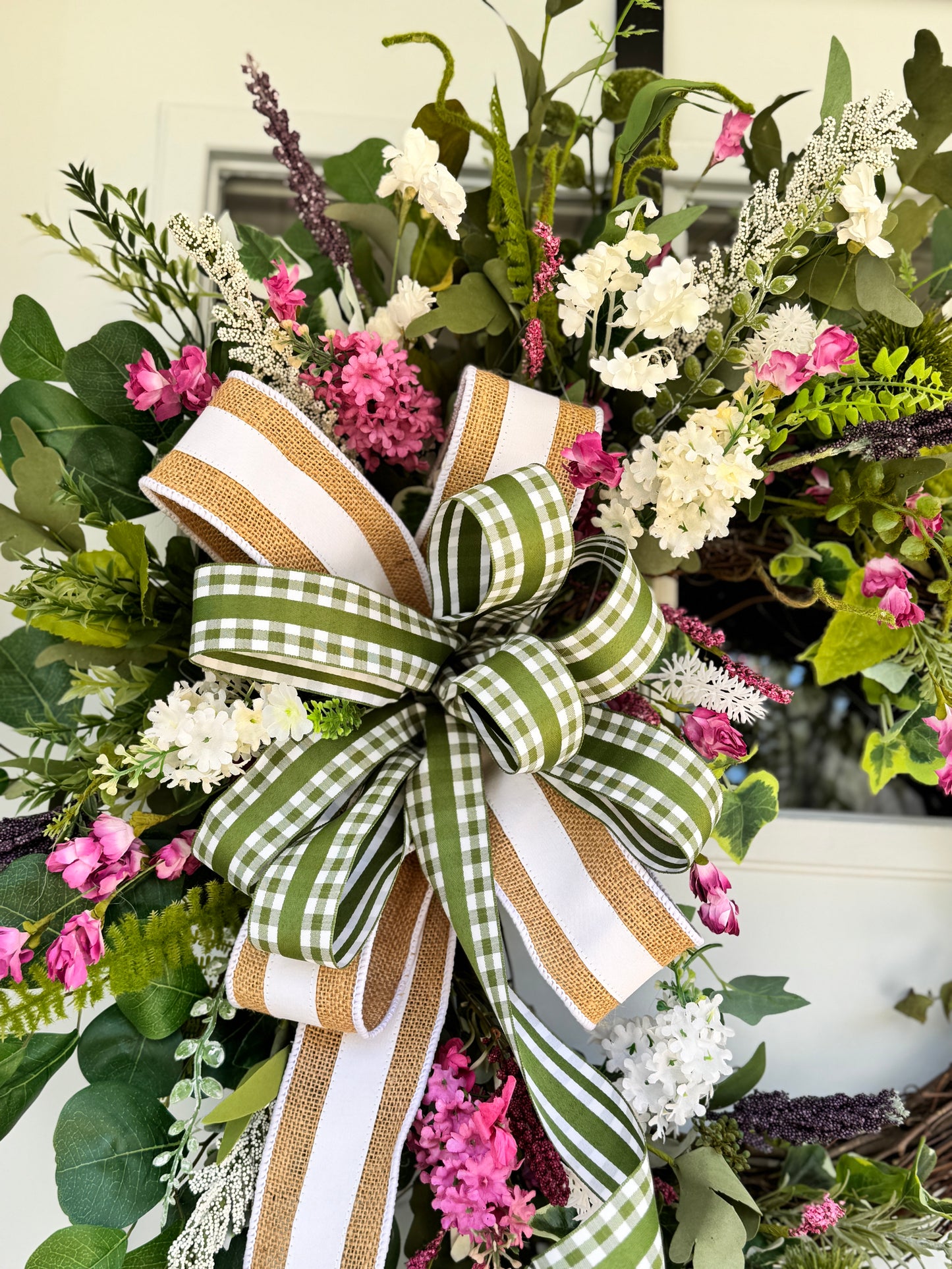 XL Hyacinth Everyday Floral Wreath